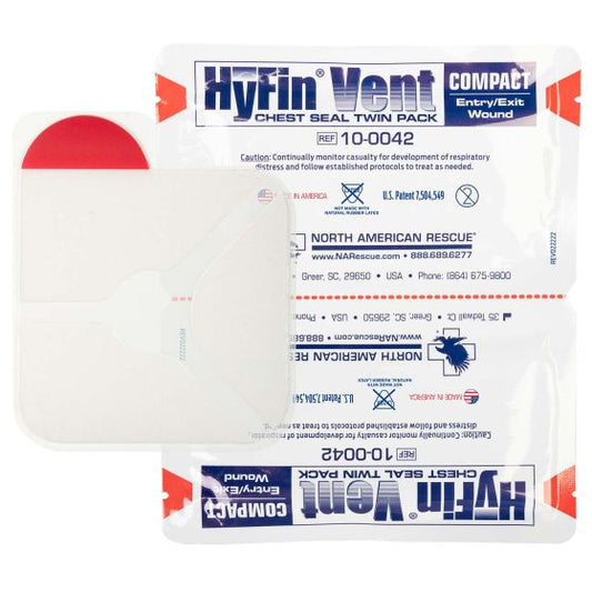 HyFin Vent Compact Chest Seal (2 pack)